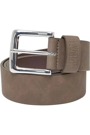 Urban classics Unisex Gürtel Suede Leather Imitation Belt, klassischer Gürtel mit Dornschließe, Unisex, erhältlich in verschiedenen Farben, Größen S/M - L/XL