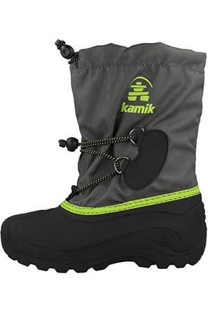 Kamik SOUTHPOLE4, Unisex-Kinder Schneestiefel, Grau (CHARCOAL CHA), 25 EU (7.5 UK)