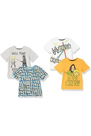 Amazon Disney | Marvel | Jungen Kurzärmlige T-Shirts (zuvor Spotted Zebra), 4er-Pack, , 9 Jahre
