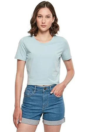 Build Your Brand Damen BY042-Ladies Cropped Tee T-Shirt, , L
