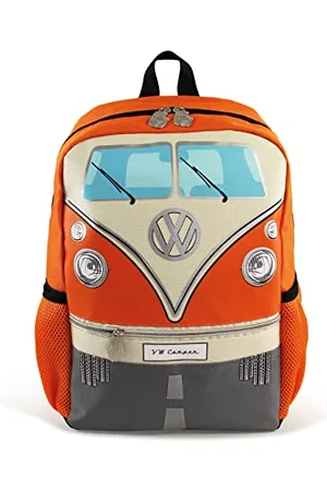 Brisa VW Collection - Volkswagen Kleiner Wander-Rucksack-Tages-Uni-Rucksack im T1 Bulli Bus Design (15l/Klein/Bus Front/ )