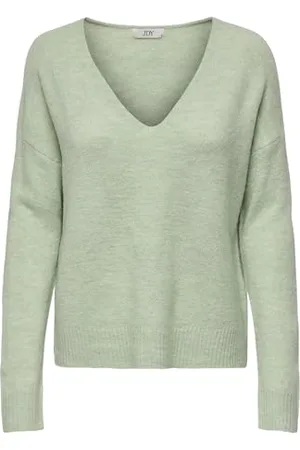 JDY Damen elanora L/S V-Neck Pullo. KNT Noos Strickpullover, , M