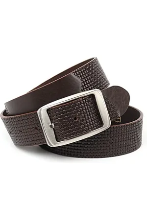 Anthoni Crown Unisex Ledergürtel Gürtel, , 85