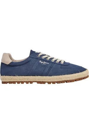 Pepe Jeans Herren Drenan Sporty Sneaker, Blau (Washed Navy Blue), 7