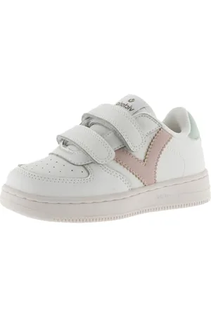 victoria Low-TOP Tiempo Lederoptik Logo IM Kontrast UND RIEMENVERSCHLUSS 38