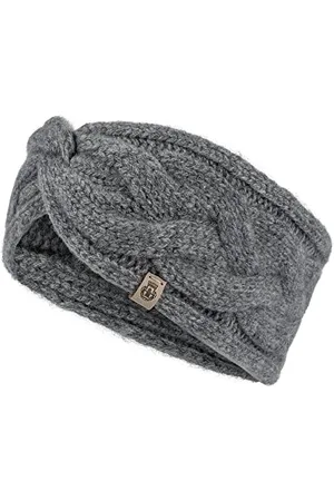 ROECKL Damen Braided Cashmere Stirnband Mütze, , ONE Size