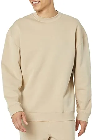Amazon Herren Sweatshirt mit Rundhalsausschnitt und übergroßer Passform (erhältlich in Big & Tall), , L