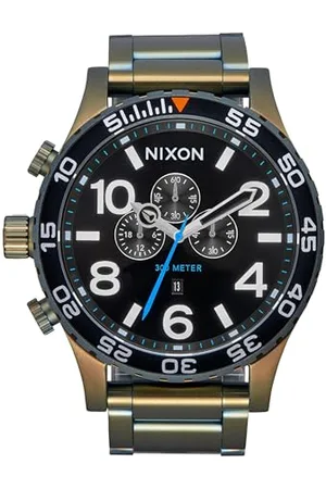 Nixon Herren Analog Japanisches Quarzwerk Uhr mit Edelstahl Armband A1389-5092-00