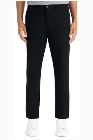 Scotch&Soda Herren Drift-Tapered Fit Chino Pants, Black, 33-34