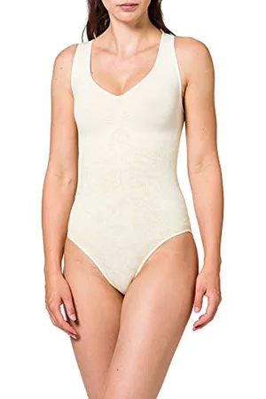 BELLY CLOUD Damen Formender Body 6216, Paisley, Gr. 50