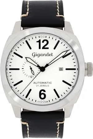 Gigandet Herren Analog Japanisches Automatikwerk Uhr mit Leder Armband 5VNAG16NE/008