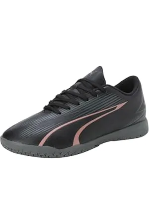 PUMA Ultra Play IT Jr Soccer Shoe, Black-Copper Rose, 30 EU