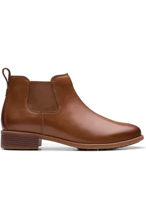Clarks Damen Havisham Top Chelsea-Stiefel, braun (tan), 38 EU