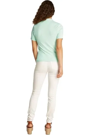Tommy Hilfiger Damen 1985 Slim Pique SS WW0WW43225 S/S Polo, , XXL