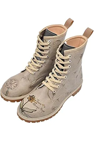 Dogo Schuhe Vegane Damen Boots Stiefeletten - There Is Always Hope 37