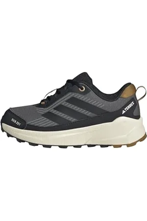 adidas Terrex Trailmaker 2 RAIN.RDY Hiking Shoes Kids Wanderschuhe, Grey Six/Core Black/Bronze Strata, 32 EU