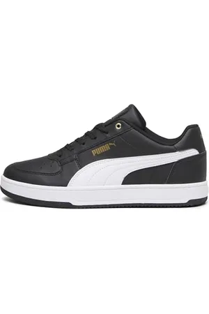 PUMA Unisex CAVEN 2.0 Sneaker, Black White-Gold, 40 EU