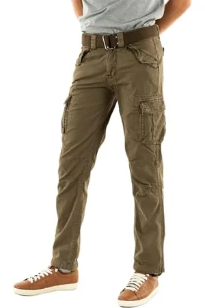Schott NYC Herren Trbatle70pk2 Klassische Hose, Oliv, 32W