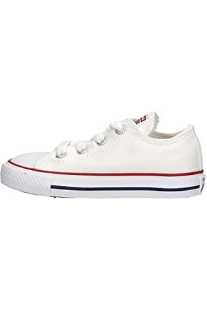 Converse Toddler White All Star Ox Trainers-UK 4 Infant