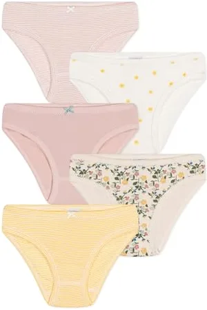 Petit Bateau Mädchen A0A3K Höschen, , 3 Jahre (5er Pack)