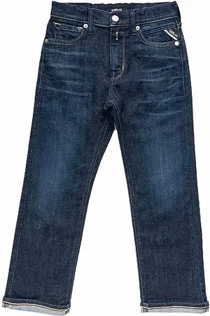 Replay Jungen Jeans mit Stretch, Blau (Dark Blue 007), 8 Jahre