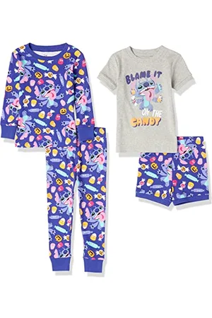 Amazon Disney | Marvel | Star Wars Mädchen Pyjama-Set, 4-Teilig (Zuvor Spotted Zebra), , 4 Jahre