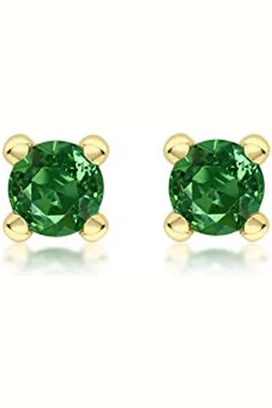 Amazon Ohrstecker aus 9-karätigem Gold mit Geburtsstein im Mai (ehemals Amazon Collection)
