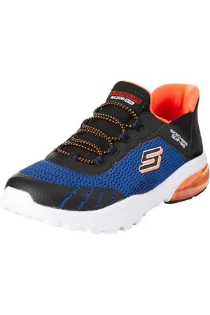 Skechers Sneakers,Sports Shoes, Royal Textile/Black Synthetic/Trim, 27 EU