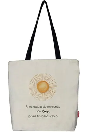 Hello-Bags . Tragetasche mit Reißverschluss, Futter und Innentasche. Außen: 100% Baumwolle. Inklusive schönem Kraft-Umschlag. Modell: SITERODEAS. Farbe: Ecru/Schwarz. Maße: 37 x 38 cm., , L