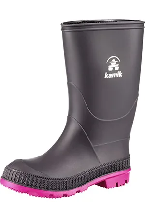 Kamik Mädchen Stomp Gummistiefel, Grau (Charcoal/Magenta Chm), 30 EU