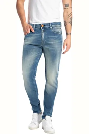 Replay Herren Jeans Johnfrus Skinny-Fit, (Blau), 38W / 32L