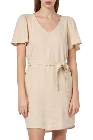 JDY Damen SAY S/S Bell Sleeve Dress WVN Dia Kleid, , XL