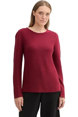 TOM TAILOR Damen Strickpullover aus Bio-Baumwolle