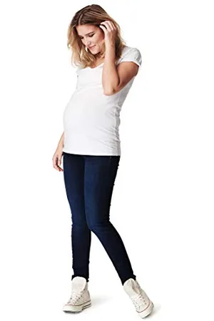 Noppies Damen Otb Jegging Ella Midnight Blue Umstandsjeans, Midnight Blue, 26 EU