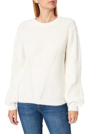 SPARKZ COPENHAGEN SPARKZ Damen Tess Knit Pullover, Elfenbein (Off White), 40 (Herstellergröße: X-Large)