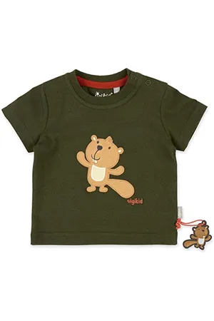 sigikid T-Shirt aus Bio-Baumwolle für Baby Jungen in den Größen 62 bis 98