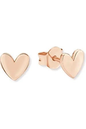 QS by s.Oliver S. Oliver Ohrringe für Damen, 925 Sterling Silber, Rosévergoldet