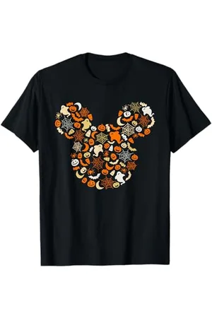 Disney Mickey Mouse Halloween Ghosts Pumpkins Spiders T-Shirt