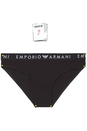 Emporio Armani Damen Iconic Logoband 2-Pack Brief Slip, , M