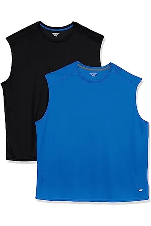 Amazon Herren Active Performance Muskel-Tanktop aus Tech-Stretch, 2er-Pack, , XXL Große Größen