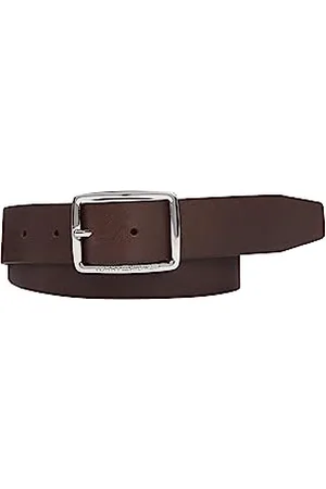 Tommy Hilfiger Herren Gürtel New Buckle Jeans 3,5 cm Ledergürtel, , 90