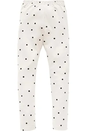 Pinókio Leggins Tres Bien, écru, gepunktet, Mädchen, 62-122 (74)