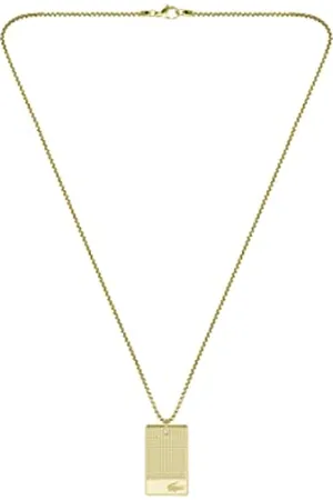 Lacoste Halskette für Herren Kollektion STENCIL Gelbgold - 2040220