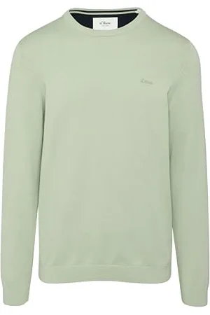 QS by s.Oliver Herren 2156055 Pullover mit Logo-Detail, ,M
