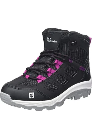 Jack Wolfskin Unisex Kinder Vojo Texapore Mid K, Phantom / Pink, 30 EU