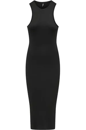 ONLY Damen Onlbelfast S/L Midi Dress JRS Noos, , L