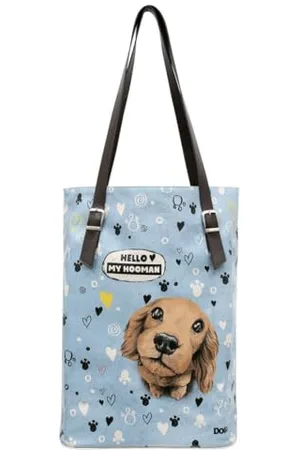 Dogo Vegane Damen Schultertaschen Umhängetaschen Tall Bag - Hello My Hooman