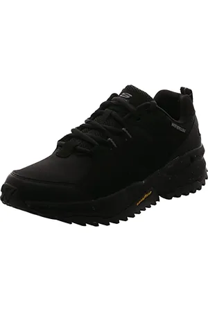 Skechers Herren Bionic Trail Road Sector Trekking Shoes, Black Suede/Pu/Mesh/Black Trim, 41.5 EU
