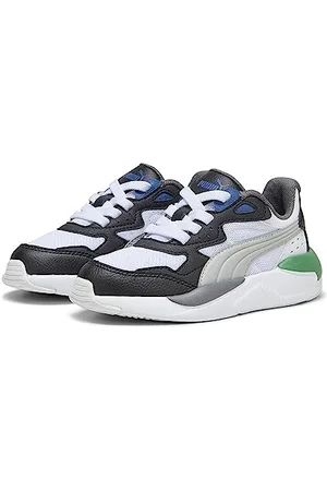 PUMA X-ray Speed Ac Ps Sneaker, Weiß, kühl, Hellgrau, Schwarz, Archivgrün, 34 EU