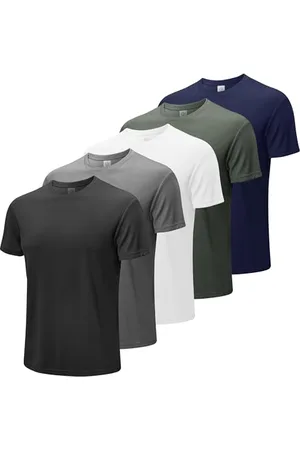 MEETWEE Herren T-Shirt Kurzarm Sommer Sports Tshirts Gym Fitness Männer Schnelltrocknend Atmungsaktiv Trainingsshirt Funktionsshirt Sportshirt